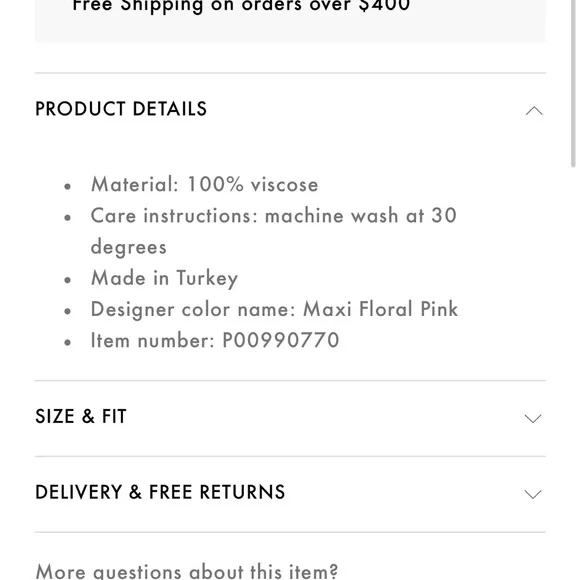 FARM Rio Pink Floral Maxi Dress - Picture 4 of 5